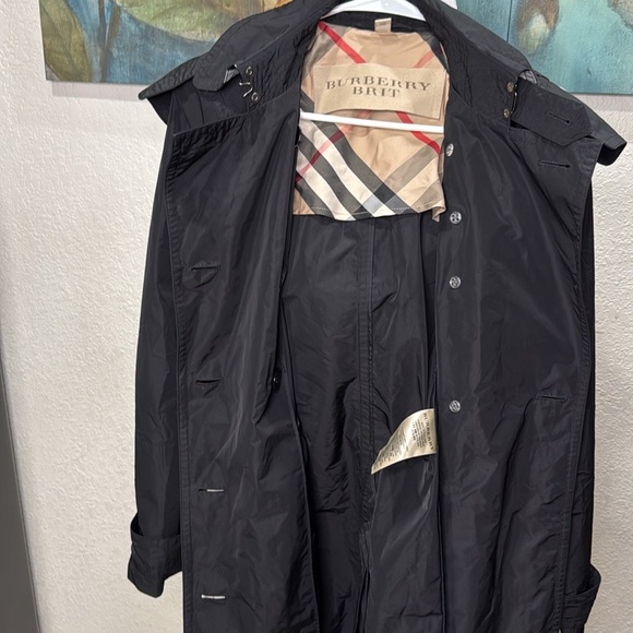 Authentic Burberry Brit Balarmoral Trench Coat Jacket Sizes 8 - Picture 7 of 16